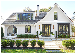 Modern house with gable