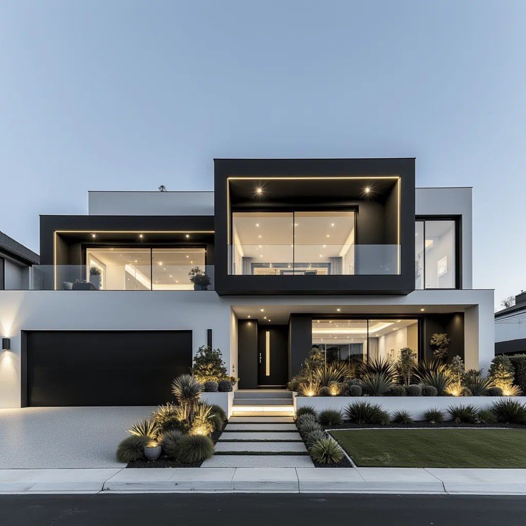 White house entrance